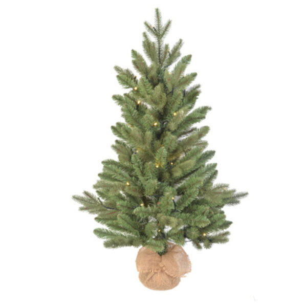 Árbol burlap campbell spruce con leds