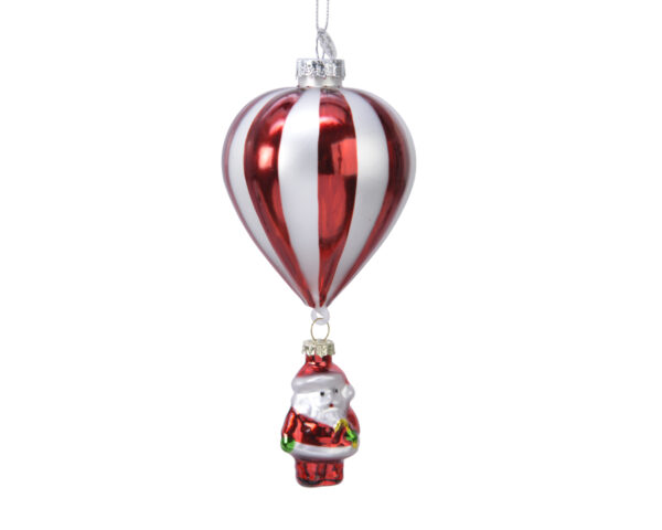 Bola bpapa noel en globo diam. 7x15 cm