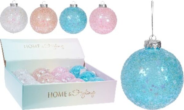 Bola cristal 10 cm brilli brilli estrellitas