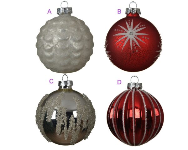 Bola decorada diam 8 cm