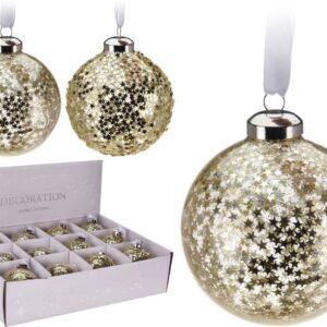 Bola estrellitas doradas