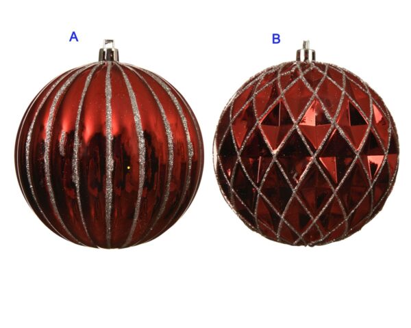 Bola roja diam. 10