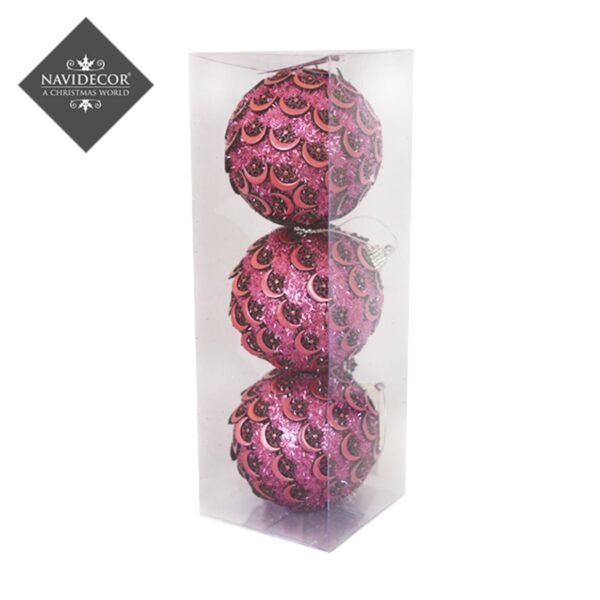 Bola rosa media luna