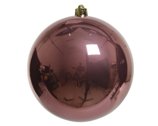 Bola rosado subido brillante diam. 14 cm