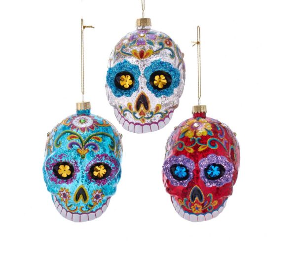 Calavera mexicana cristal 12cm