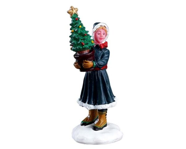Chica con árbol**
