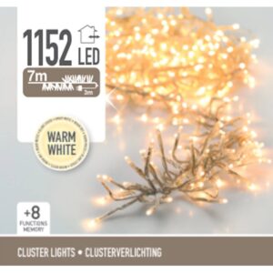 Cluster 1152 leds transparente