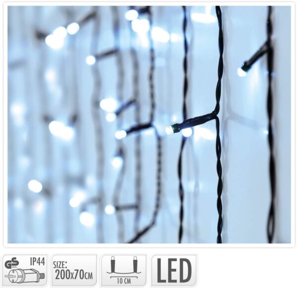 Cortina 270 led 200x70 cm