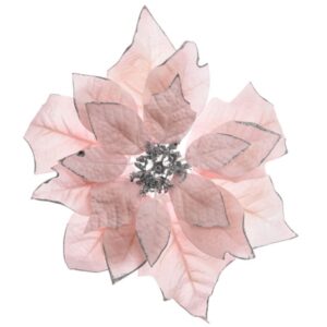 Flor ponsetia blush pink