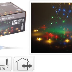 Guirnalda 300 led adaptador multicolor