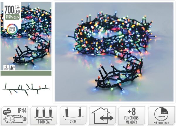 Guirnalda 700 micro led multicolor