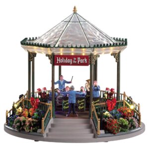 Holiday garden green bandstand @*