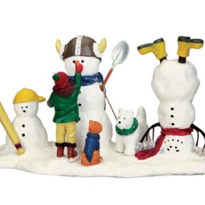 Jugando con muñecos de nieve @*