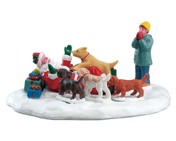 Los perros aman a santa