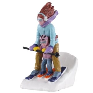 Mamá y yo esquiando @*