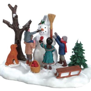 Muñeco de nieve victoriano