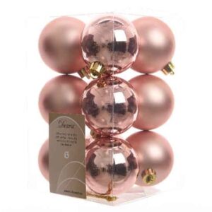 Pack 12 bolas pink champagne