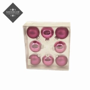 Pack 8 bolas de cristal pink