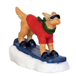 Perro snowboarding @*