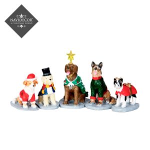 Perros navideños**