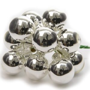 Ramo bolas de cristal silver