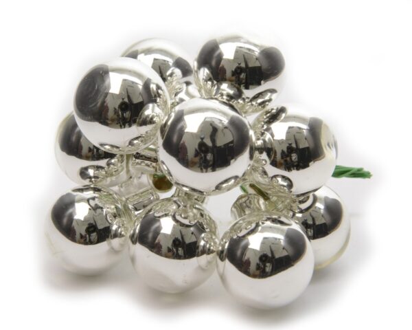 Ramo bolas de cristal silver