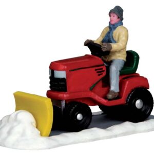 Ride on snowplow