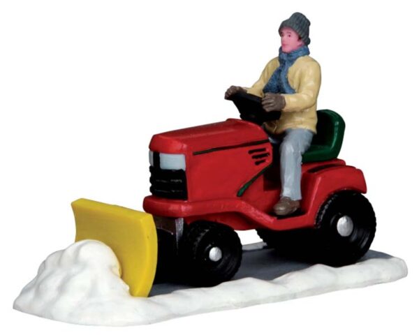 Ride on snowplow