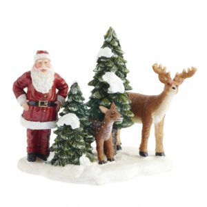 Santa and deers