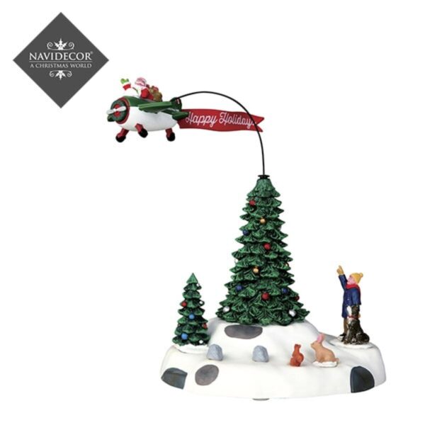 Santa claus con avioneta @*
