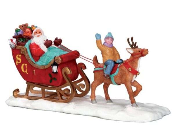 Santa en trineo@*