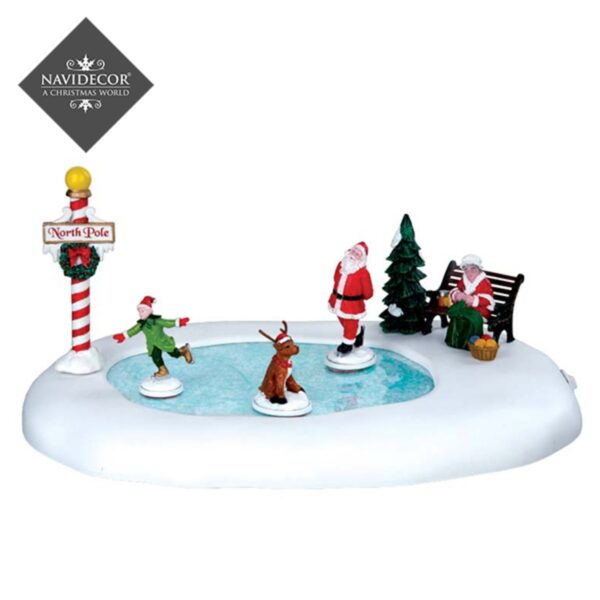 Santa patinando*