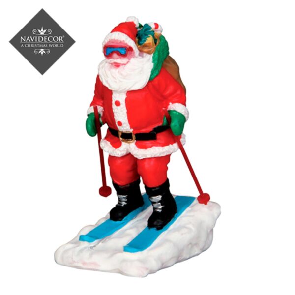 Santa skier**